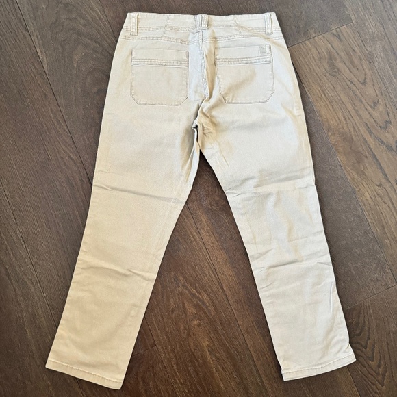 Supplies by Union Bay Cropped Cargo Pant Cream size 6 - Picture 4 of 5